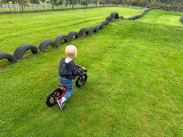Great grass bike trail