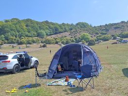 Set up as you can see was not busy so lovly and quiet.