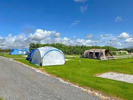 Electric Grass tent pitches