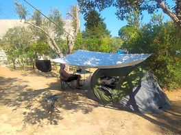 La nostra tenda, il nostro spazio.