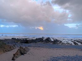 Down at the beach shown in previous photo