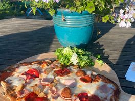 Friday night pizza at the farm