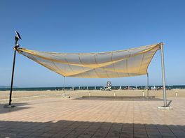 The beach