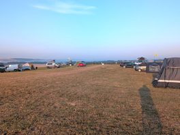 Looking up the camping field
