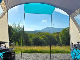 Morning view from our pitch