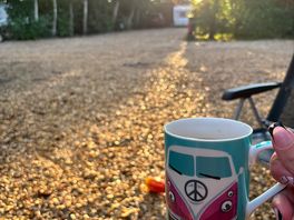 Tea as the sun sets