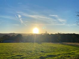 Sunrise from the top field