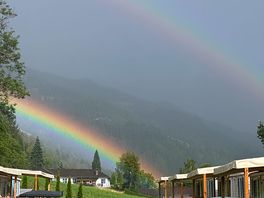 Double rainbow on site