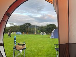 View from the tent!