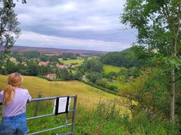 The view from the drive into the village.