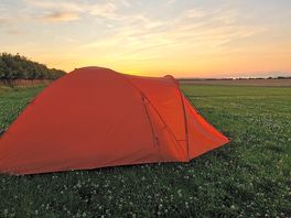 Big beautiful skies over the campsite