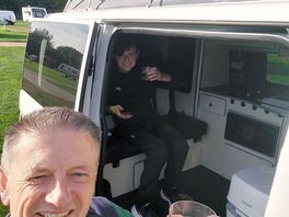 On site in the sun