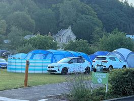 Orchard campsite