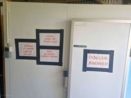 Shower door