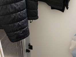 Wet clothes when having a shower