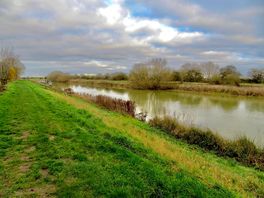 Site right at the side of the river witham.