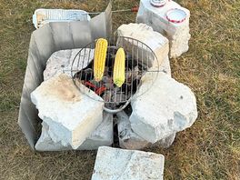Blocks for campers’ cooking