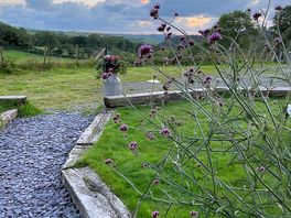 Another view including the grassed garden to the right….