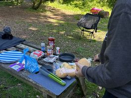 Making use of the bench