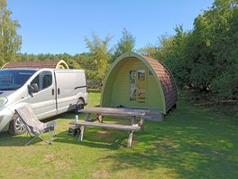 Wee pea camping pod