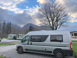 Parked up for the night under the ben