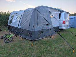 Our campervan and awning