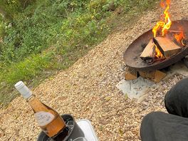 Fire pits with log bags available to buy