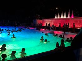 Pool facilities excellent, even better at niight!