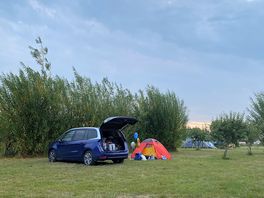 Spacious camping pitch