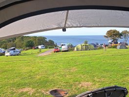 See view from tent