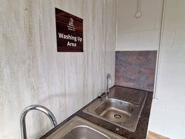 Pot wash area