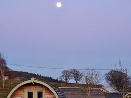 Was a lovely evening with a pink full moon