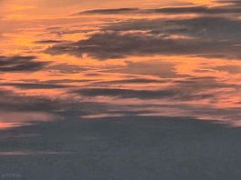 Fantastic sunsets over the beach