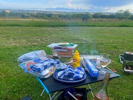 Beautiful view with dinner