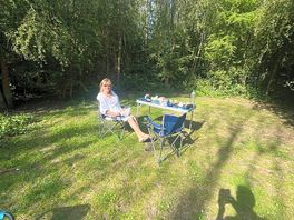 Peaceful breakfast in a very hot day before heading to rye then a swim at winchelsea beach