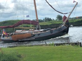 Lots of interesting boats going by