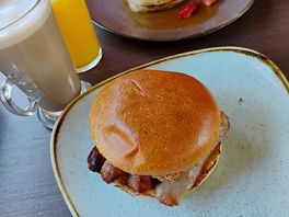 Breakfast at the boathouse