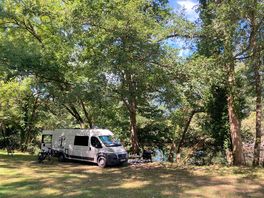 Riverside camping