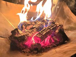 Evening campfire