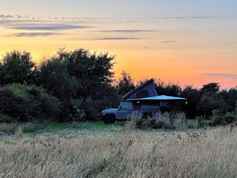 Sunset reveals the most amazing nights sky