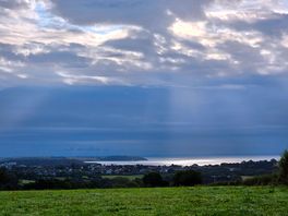 Sea view from campsite.