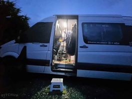 Arrive quite late so just setting up in the dark, always easy when you know what goes where!