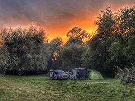 Sunset 🌆 nervous tent