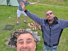 Get your tents out for the lads! haha