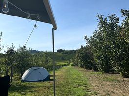Zicht vanuit camper