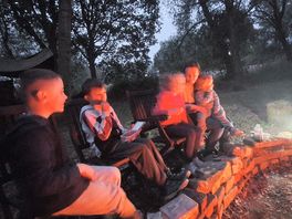 Ghost stories around the campfire.