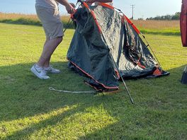 Setting up for the night