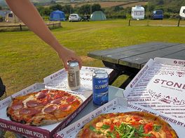 Pizza not bought at camp