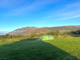 View over hills….