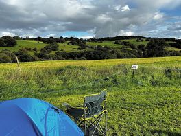 Nice land to set up tent